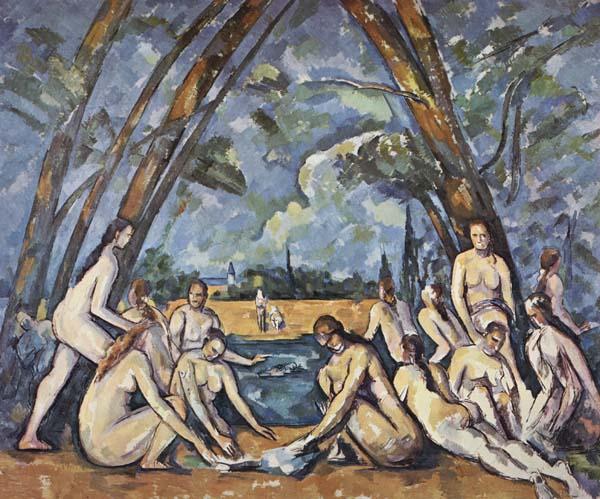 Paul Cezanne The Large Bathers oil painting image